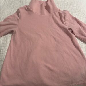 Dudley Stephens Soft Pink Turtleneck Sweater